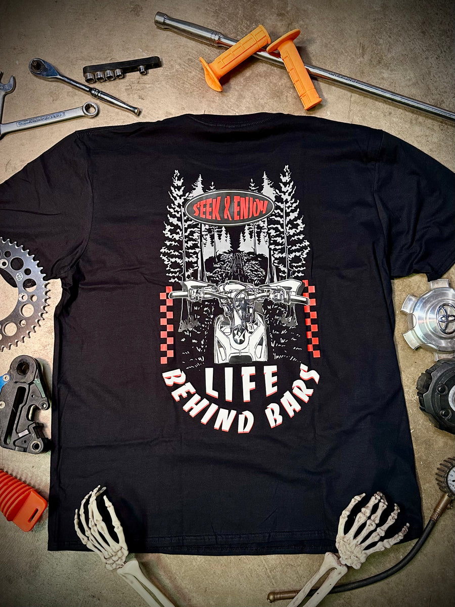 NORIKIYO 「RACK1NK behind bars」 Tシャツ セット LIFE BEHIND BARS | BLACK – Seek & Enjoy Adventure Co.