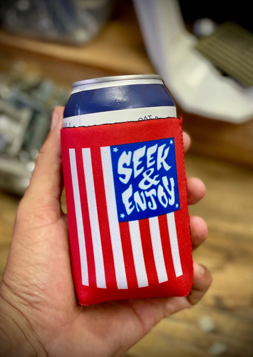 Chicago Flag Skyline Can Cooler Koozie – Clark Street Sports