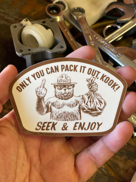 PACK IT OUT STICKER
