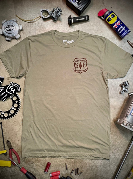 PACK IT OUT "PC" TEE | OLIVE