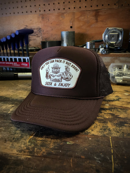 PACK IT OUT TRUCKER | BROWN