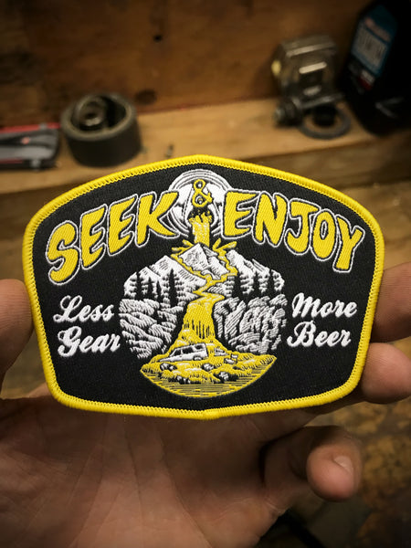 MORE BEER VELCRO PATCH | BLACK