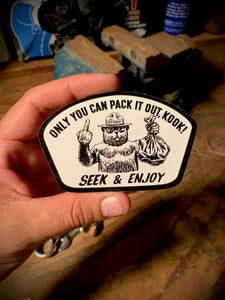 PACK IT OUT STICKER