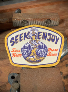 MORE BEER VELCRO PATCH | BLUE