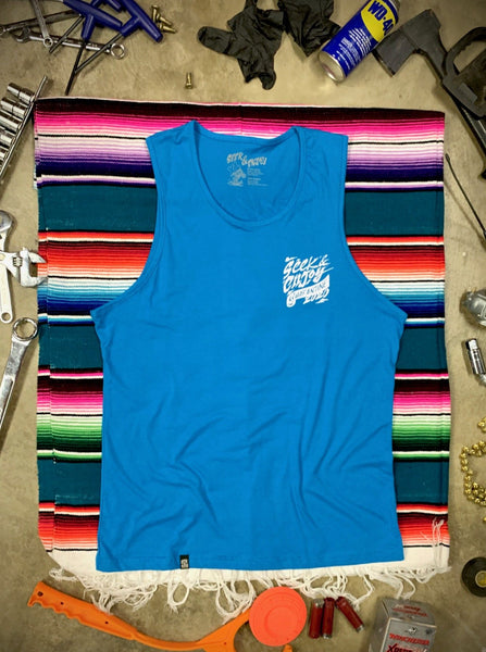 STAY HOME TANK | TURQUOISE