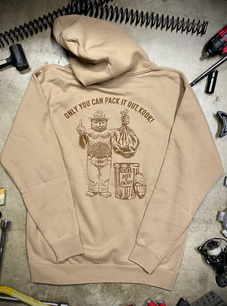 PACK IT OUT PULLOVER HOODIE | TAN