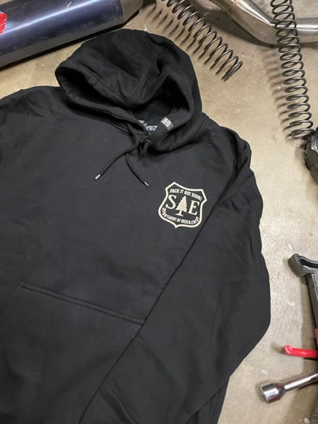 PACK IT OUT "PC" PULLOVER HOODIE | BLACK