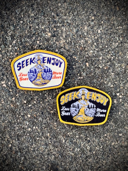 MORE BEER VELCRO PATCH | BLUE