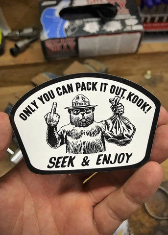 pack it out white sticker